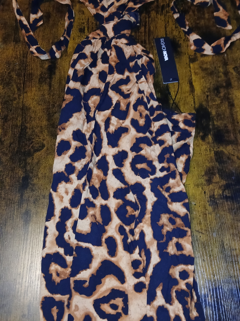 Fashion Nova Leopard Print Maxi Dress - Brown & Black - Picture 2 of 6